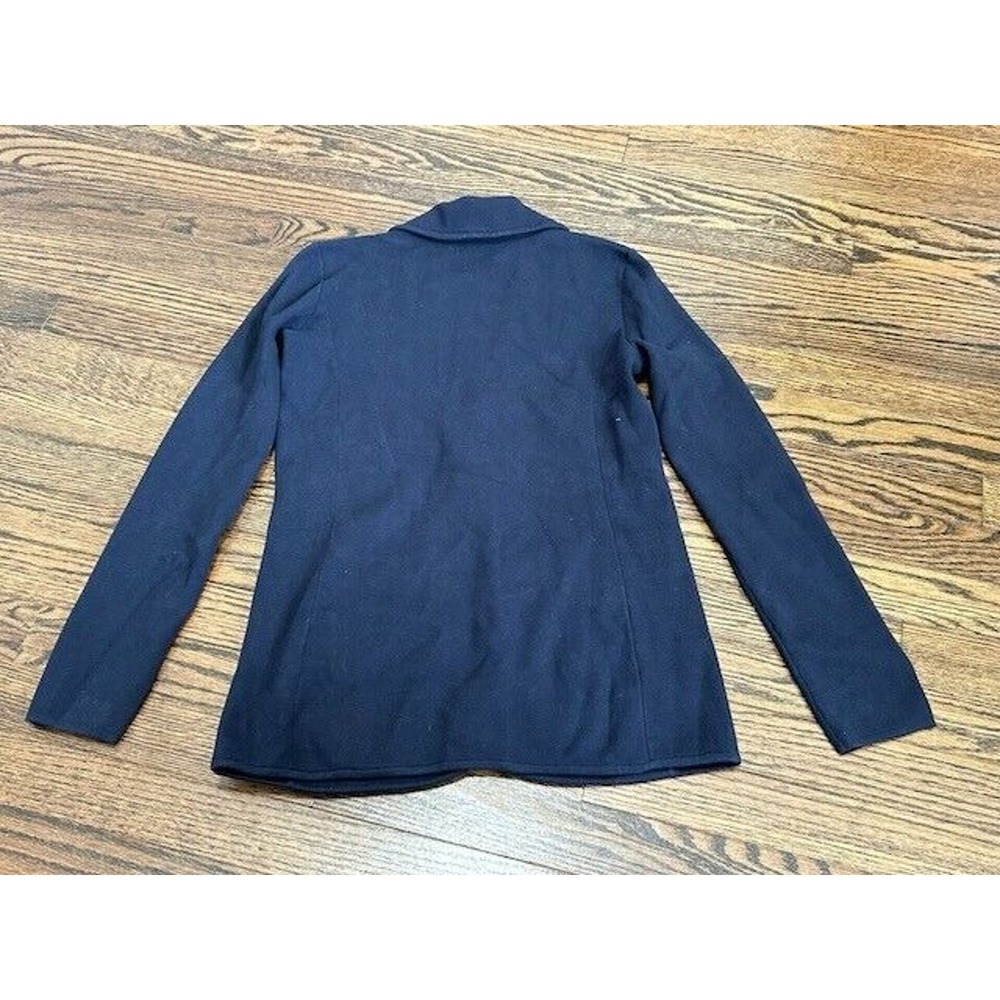 Lauren Ralph Lauren Blazer Jacket Embroidered Crest Academia Pockets Blue XXS - Picture 12 of 12